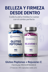 Kit Gluteo Peptonas + Rejuvene c Caps