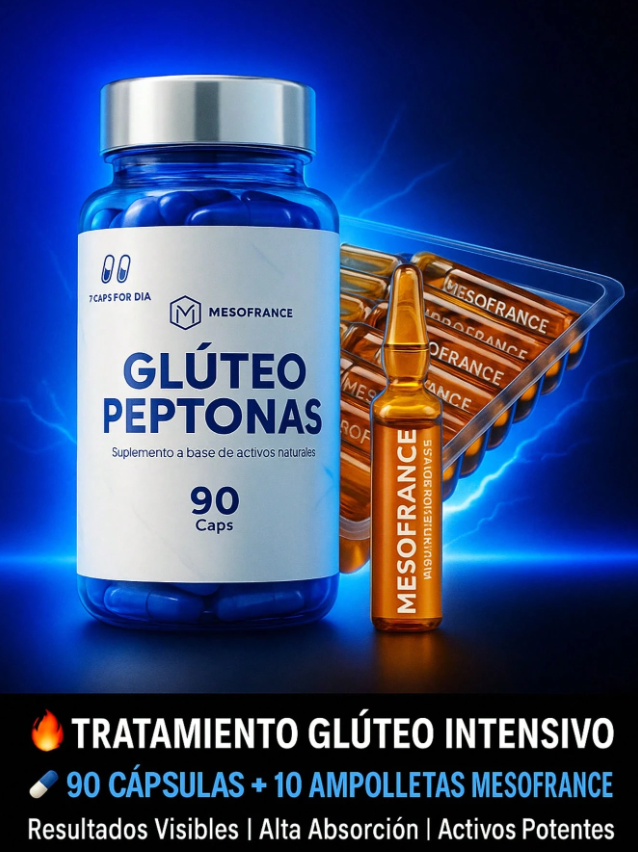 Kit Blister Coctel Ultra Reductivo Extremo + Gluteo Peptonas Caps