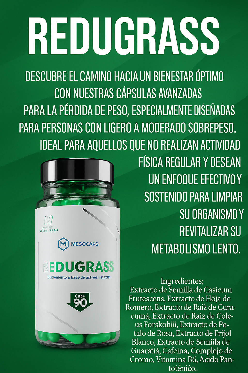 Redugrass Capsulas