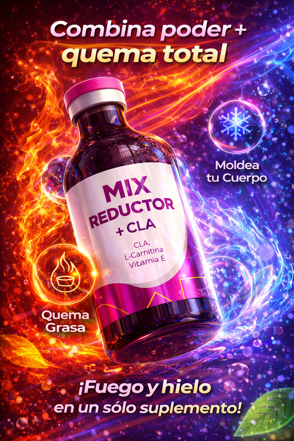 Meso10 Coctel Mix Reductor + CLA