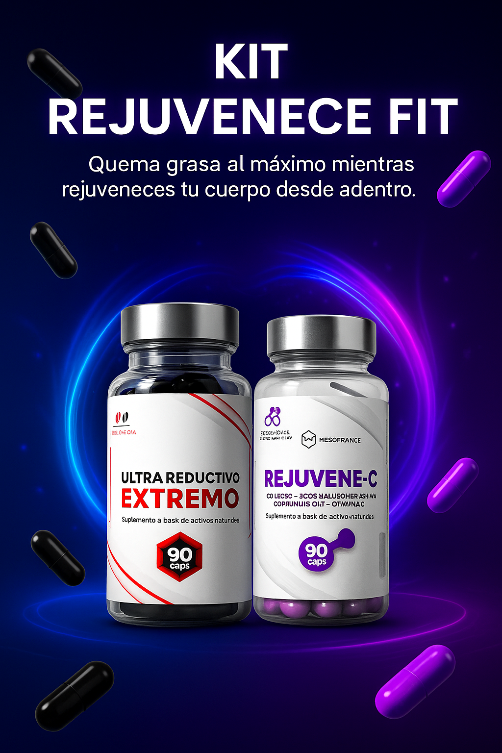Kit Rejuvene C + Coctel Ultra Reductivo Extremo