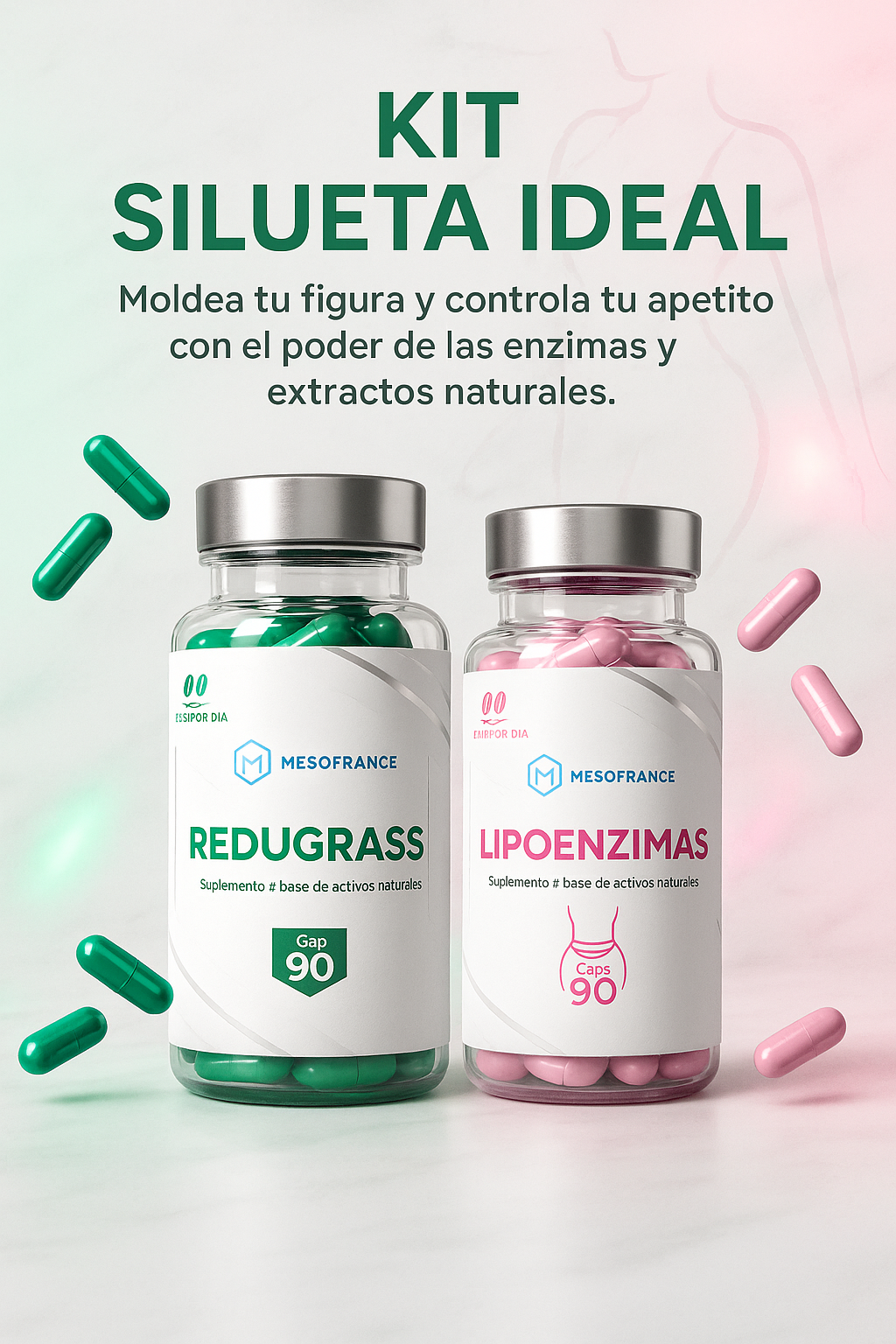 Kit Redugrass + Lipoenzimas Caps