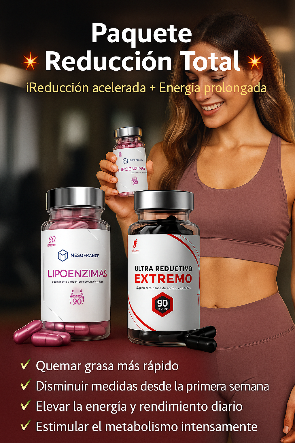 Kit Lipoenzimas+ Coctel Ultra Reductivo Extremo Caps