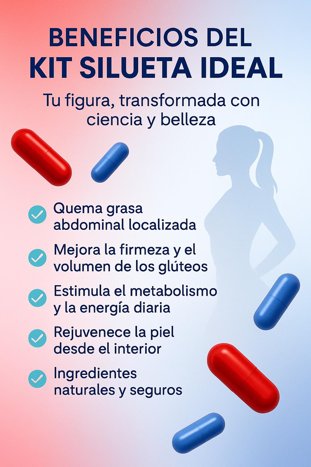 Kit Gluteo Peptonas + Reductor Abdominal