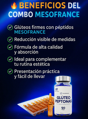 Kit Blister Coctel Ultra Reductivo Extremo + Gluteo Peptonas Caps