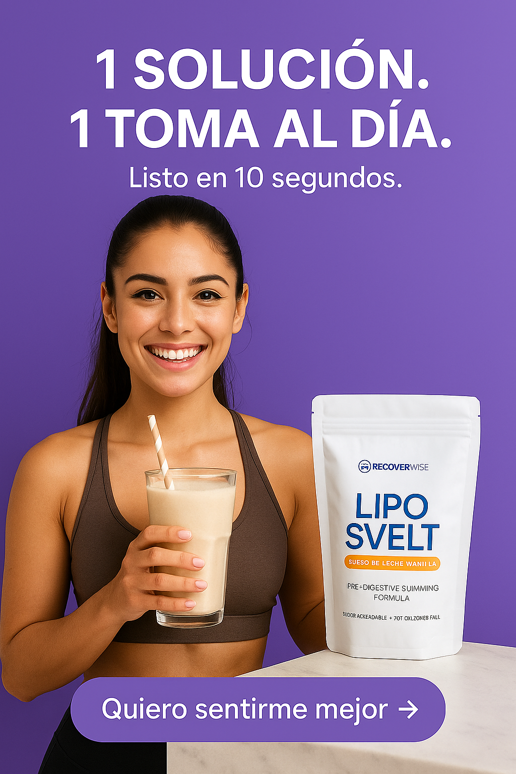 Lipo Svelt- Suero de Leche + Creatina + Cafeína Natural