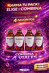 4 Viales Arma tu pack