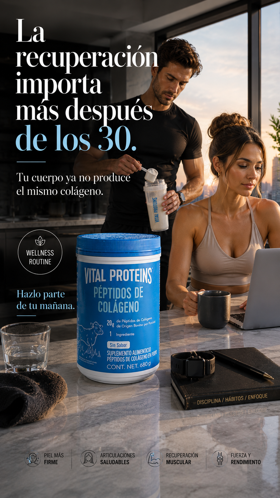Vital Proteins Péptidos de Colágeno 680 g | Piel, Cabello y Recuperación ✨