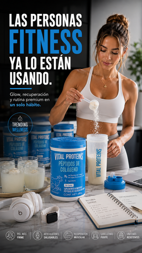 Vital Proteins Péptidos de Colágeno 680 g | Piel, Cabello y Recuperación ✨