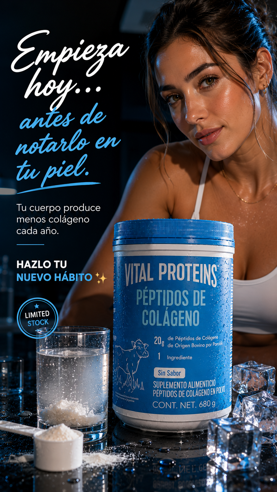Vital Proteins Péptidos de Colágeno 680 g | Piel, Cabello y Recuperación ✨