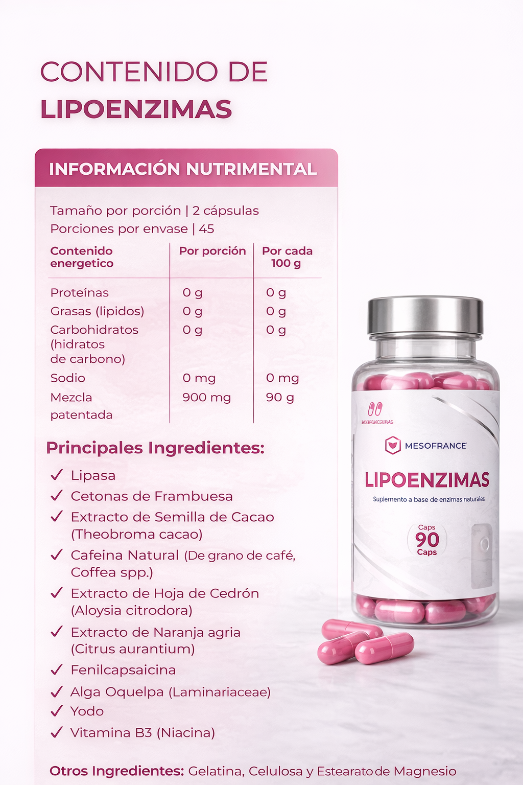 Lipoenzimas Capsulas