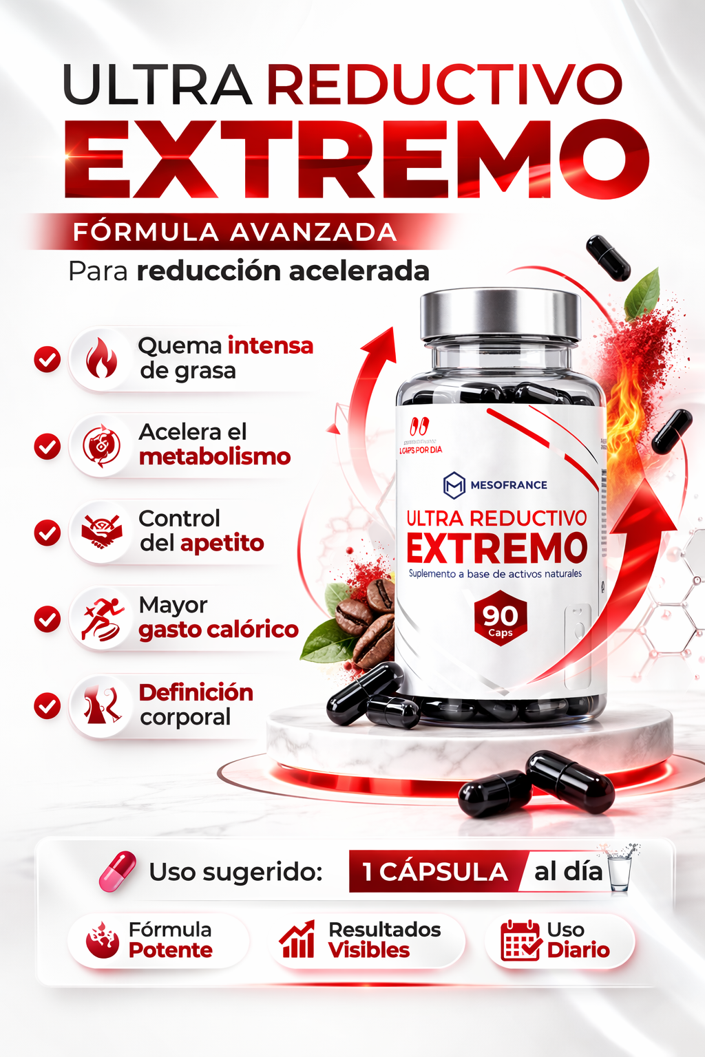 Coctel Ultra Reductvio Extremo Capsulas