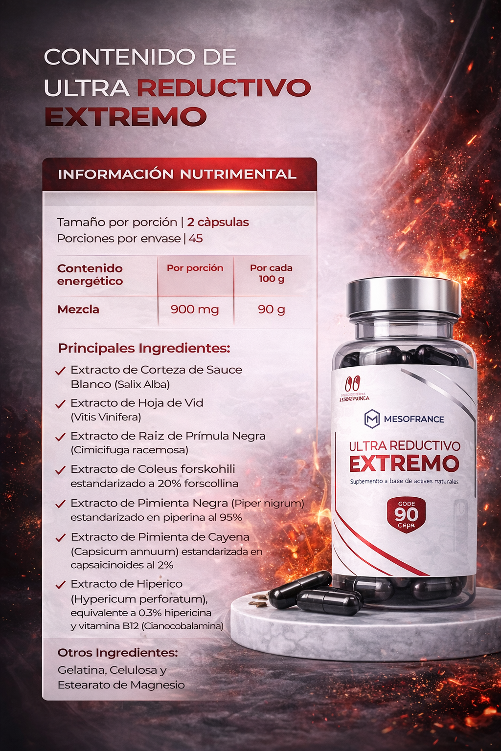Coctel Ultra Reductvio Extremo Capsulas