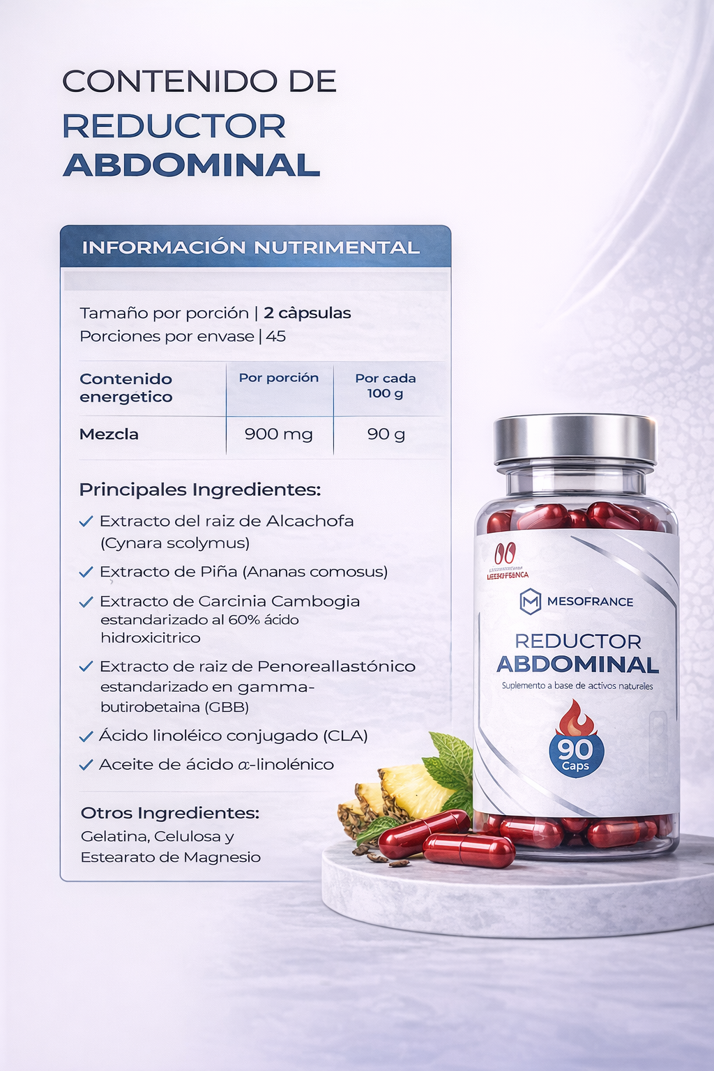 Reductor Abdominal  Capsulas