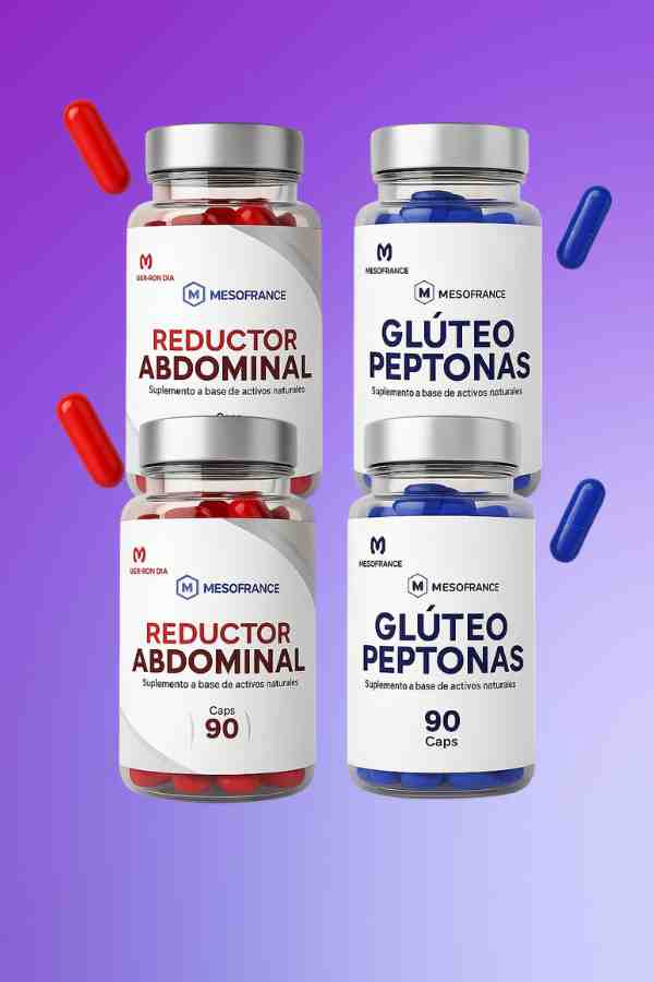 Kit Gluteo Peptonas + Reductor Abdominal