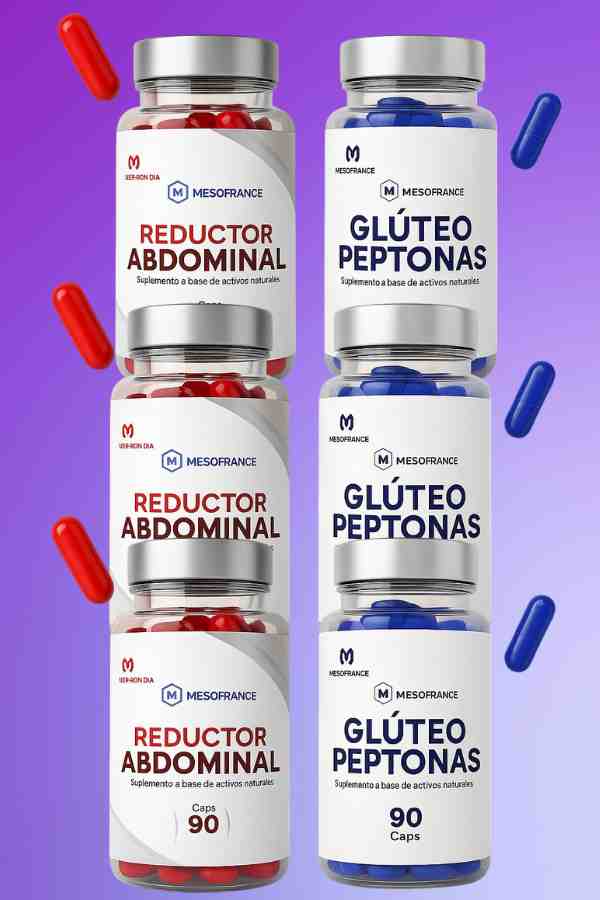 Kit Gluteo Peptonas + Reductor Abdominal