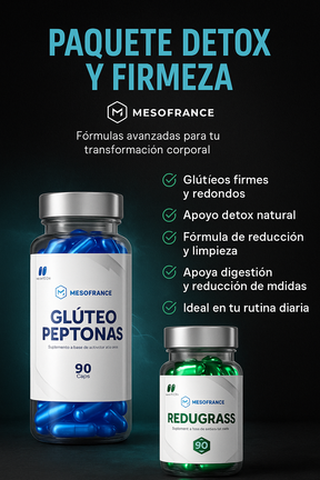 Kit Gluteo Peptonas + Redugrass Caps