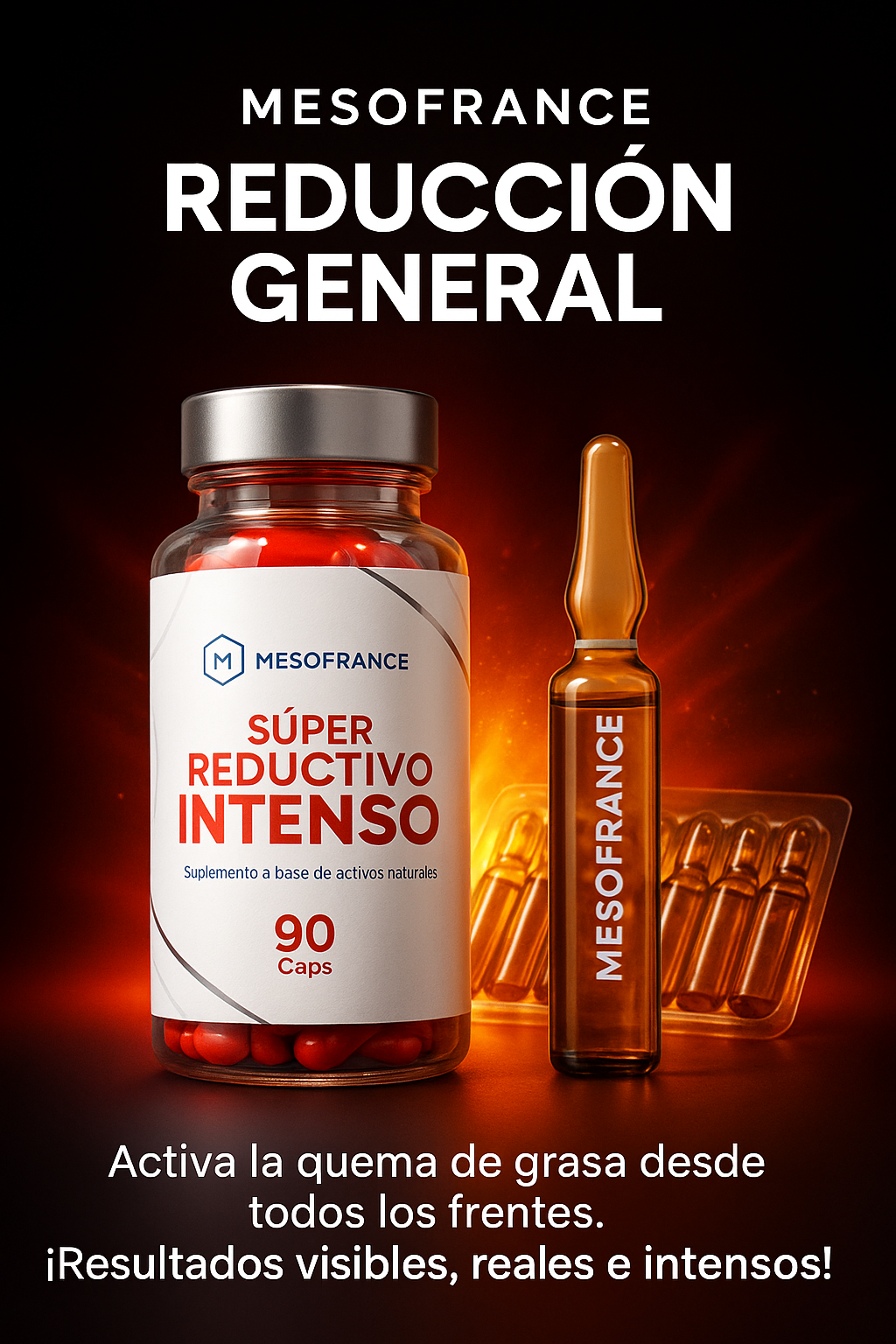 Kit Blister Coctel Ultra Reductivo Extremo + Coctel Super Reductivo Intenso Caps