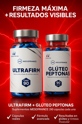 Kit Gluteo Peptonas + Ultrafirm Caps