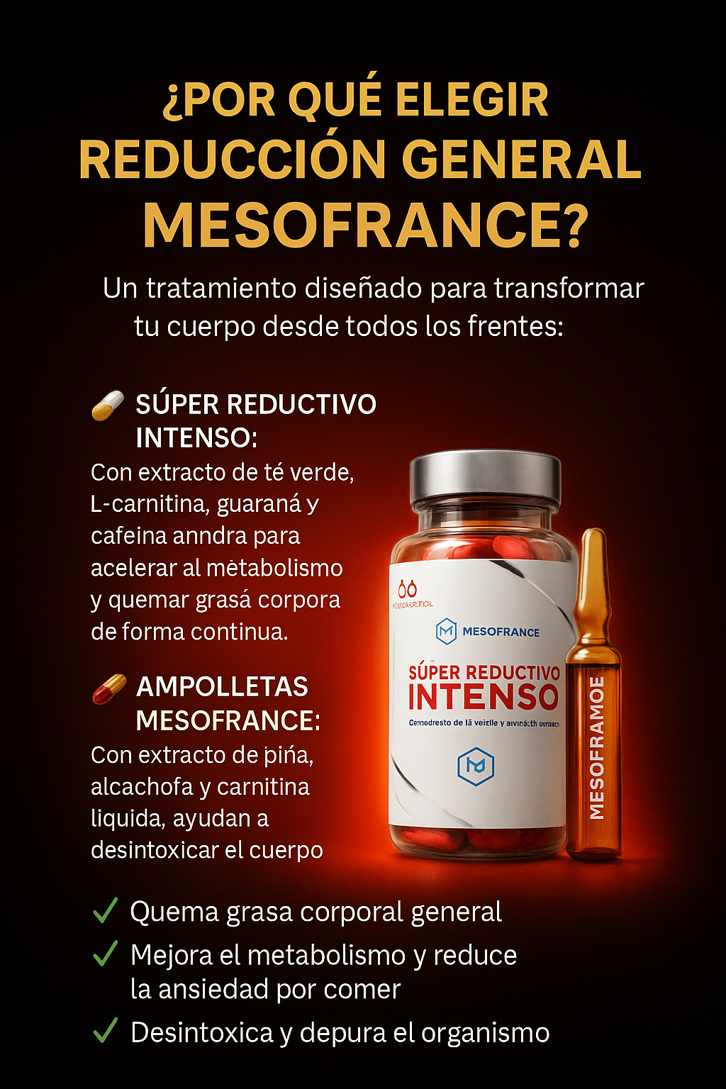 Kit Blister Coctel Ultra Reductivo Extremo + Coctel Super Reductivo Intenso Caps