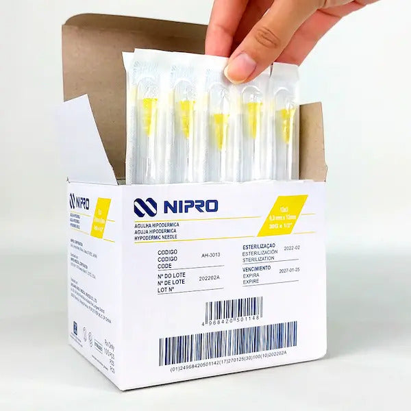 Aguja Hipodérmica Nipro – Caja Con 100